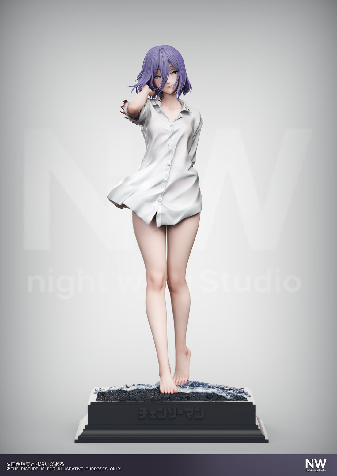 Estatuilla Chainsaw Man | Reze – Versión Playa | Night Wing Studio | Tienda Anime | Tico Ofertas