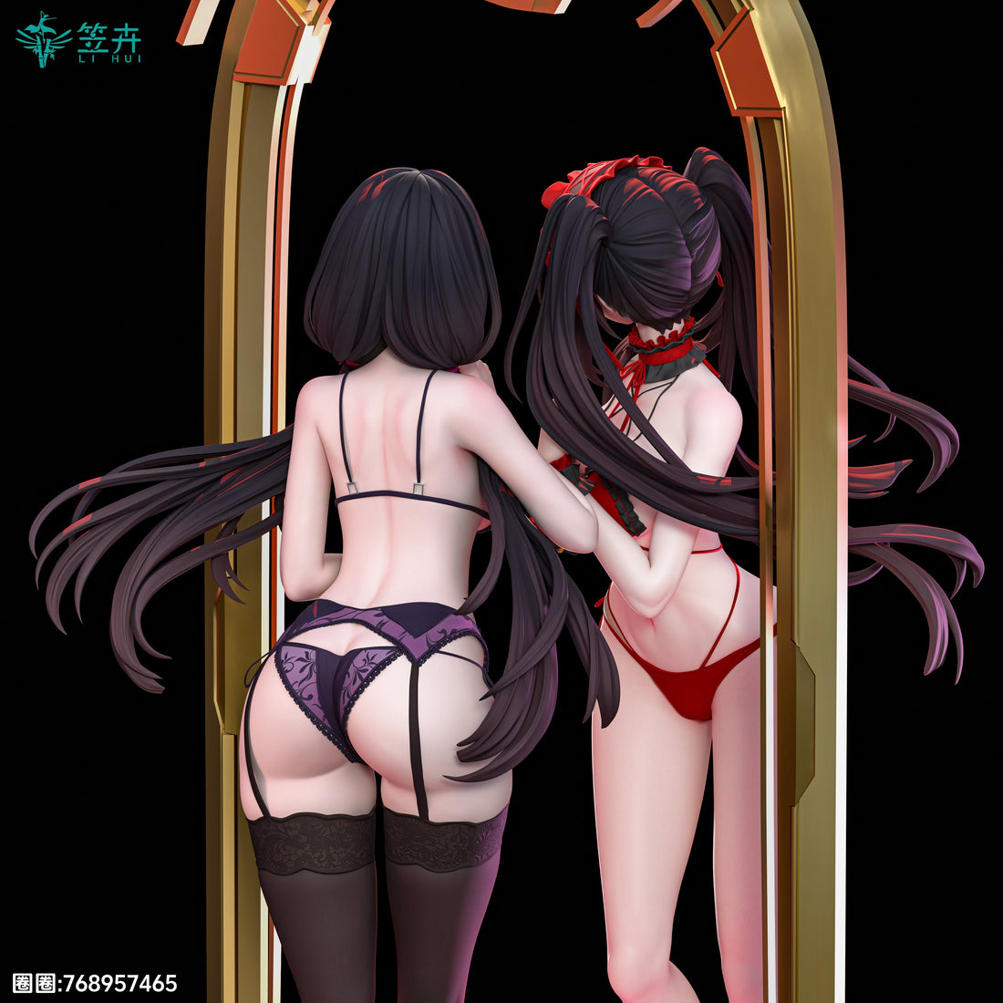 Estatuilla Date A Live | Kurumi Tokisaki | LI HUI Studio | Tienda Anime | Tico Ofertas
