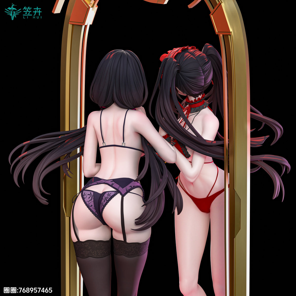 Estatuilla Date A Live | Kurumi Tokisaki | LI HUI Studio | Tienda Anime | Tico Ofertas