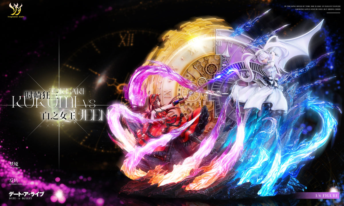 Estatuilla Date A Live | Tokisaki Kurumi vs Queen | Imagination Studio |Tienda Anime | Tico Ofertas Imagination Studio