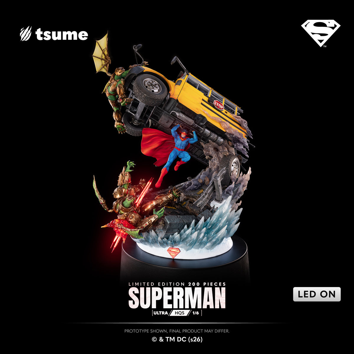 Estatuilla DC Comics | Superman Ultra HQS 1/6 Statue | Tsume Studio | Tienda Anime | Tico Ofertas Tsume Studio
