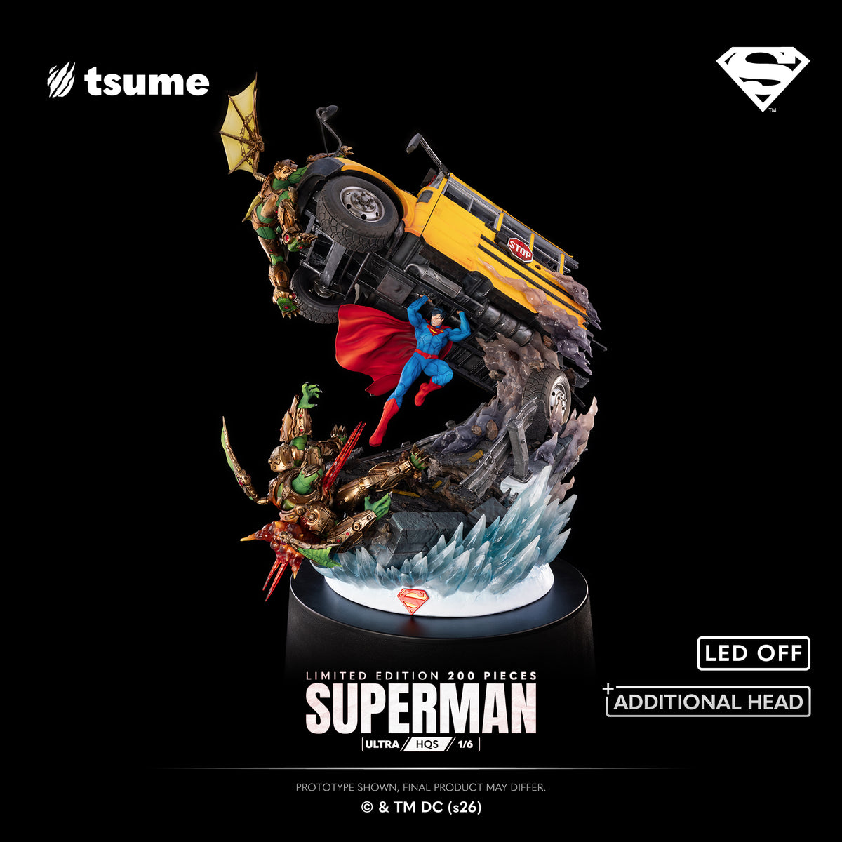 Estatuilla DC Comics | Superman Ultra HQS 1/6 Statue | Tsume Studio | Tienda Anime | Tico Ofertas Tsume Studio