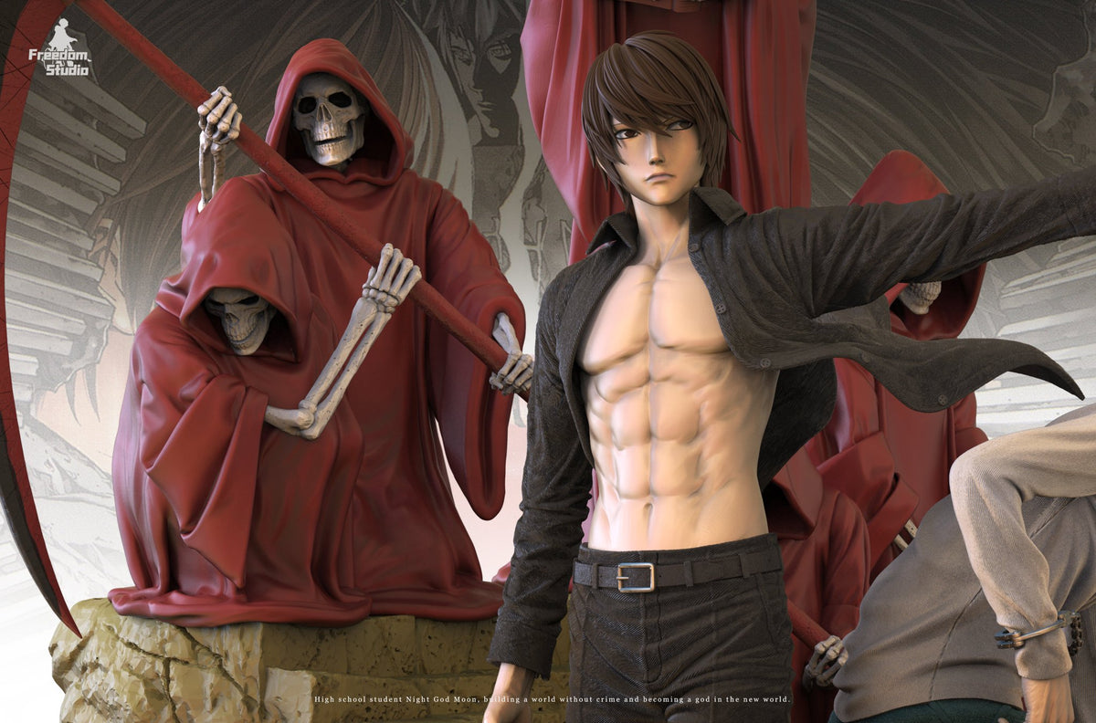 Estatuilla Death Note | Light Yagami & L & Misa Amane | tienda anime | Tico Ofertas Freedom Studio