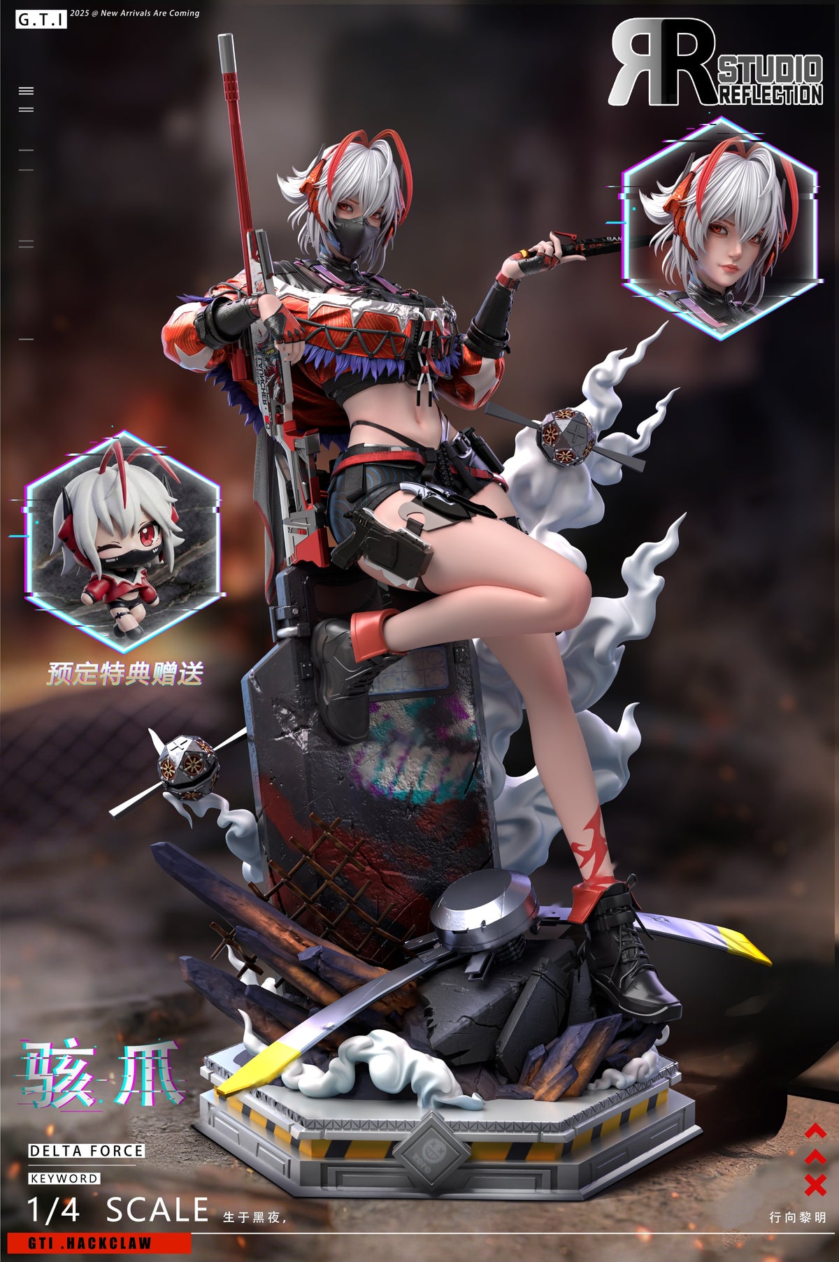 Estatuilla Delta Force | Hackclaw (Mai Xiaowen) | Tienda Anime | Tico Ofertas Mi Yin Studio