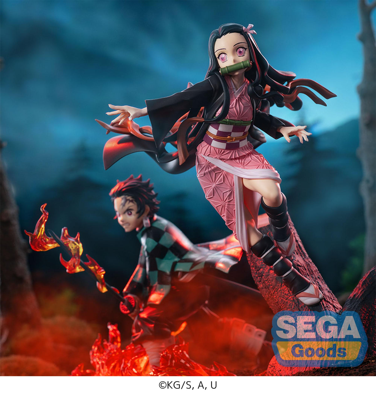 Estatuilla Demon Slayer: Kimetsu no Yaiba | Tanjiro × Nezuko | Tienda Anime | Tico Ofertas MEOW Studio