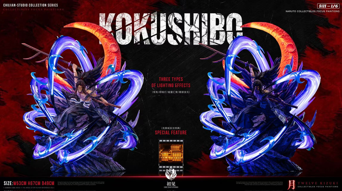 Estatuilla Demon Slayer | Kokushibo 1/6 GK Statue LED | CHUJIAN Studio | Tienda Anime | Tico Ofertas CHUJIAN Studio