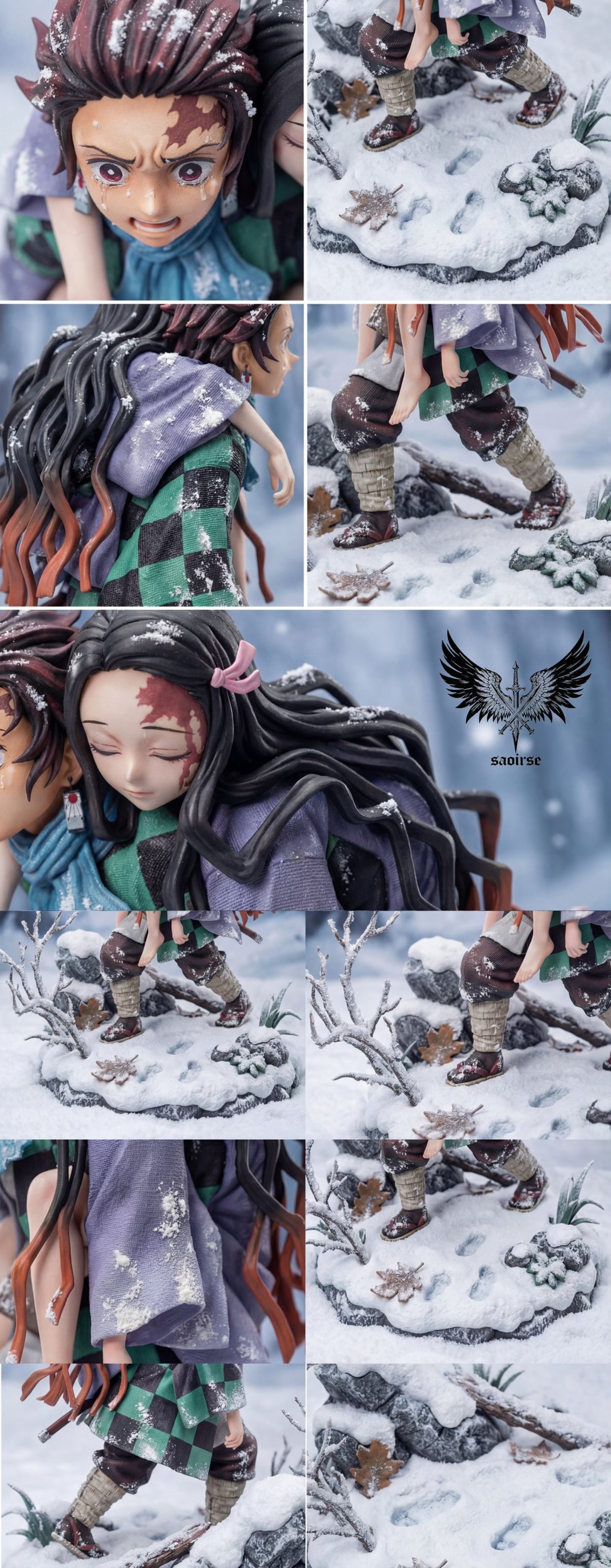 Estatuilla Demon Slayer | Tanjiro Kamado x Nezuko Kamado | Tienda Anime | Tico Ofertas POP.ART Studio