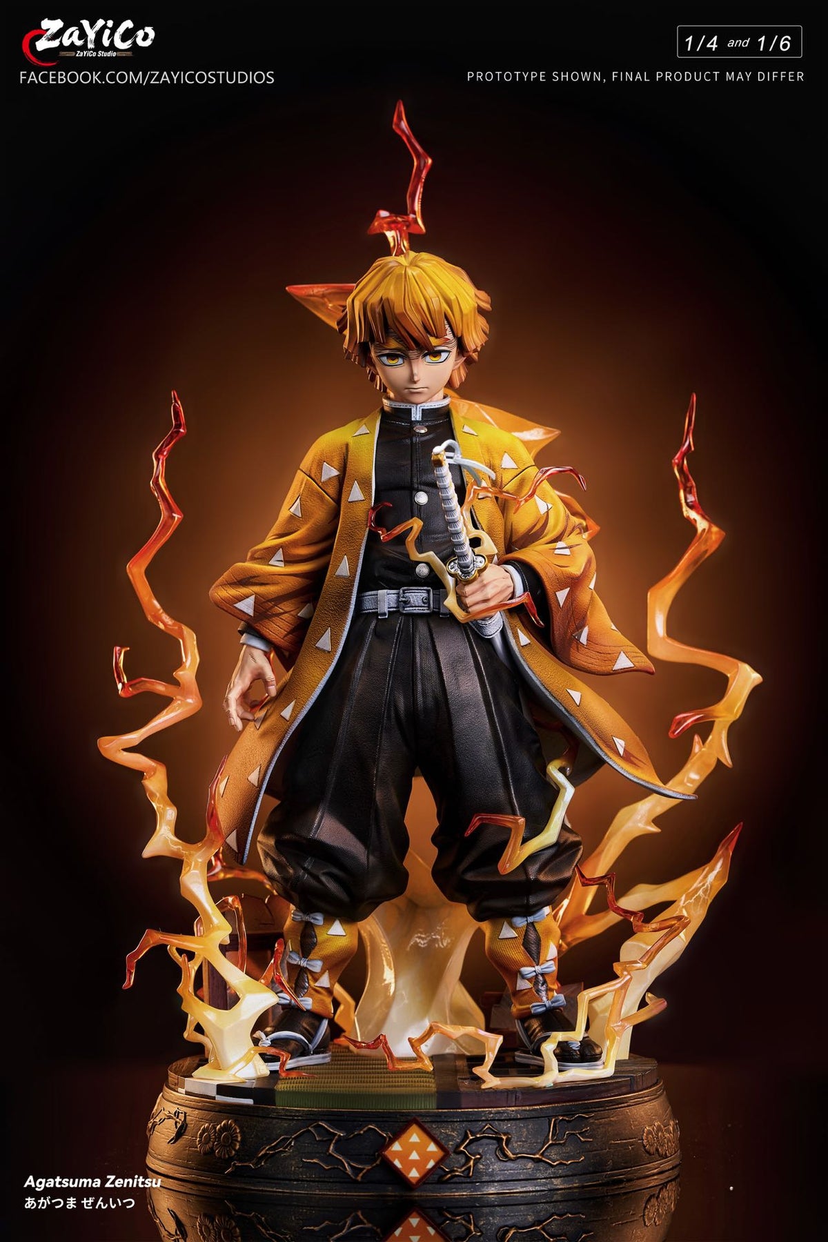 Estatuilla Demon Slayer | Zenitsu Agatsuma | Zayico Studio | Tienda Anime | Tico Ofertas Zayico Studio