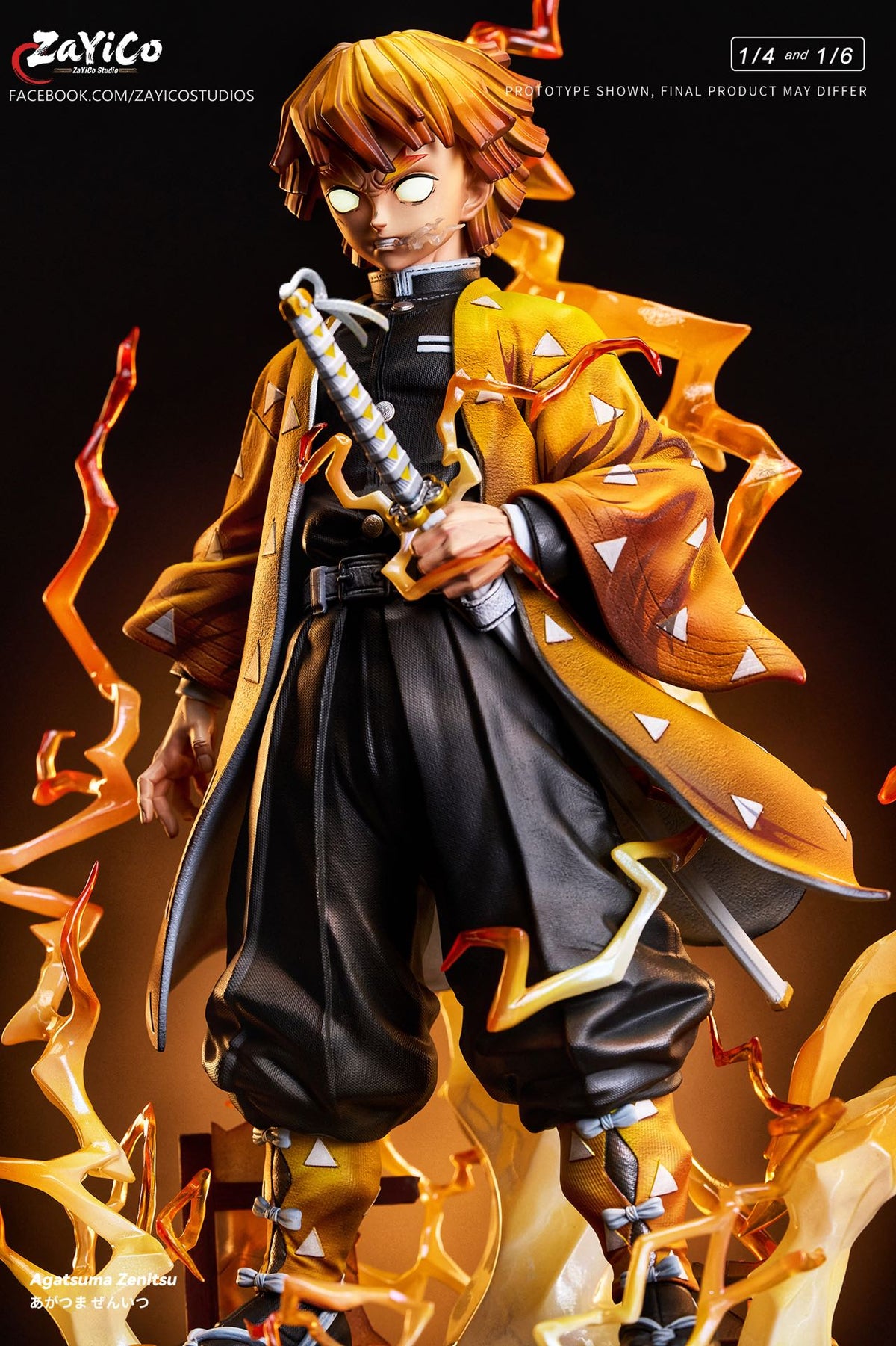 Estatuilla Demon Slayer | Zenitsu Agatsuma | Zayico Studio | Tienda Anime | Tico Ofertas Zayico Studio