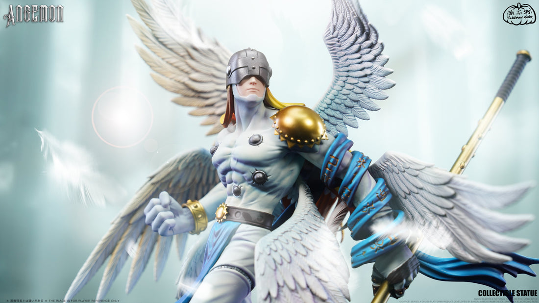 Estatuilla  Digimon | Angemon | Nan Gua Zhou Studio | Tienda Anime | Tico Ofertas