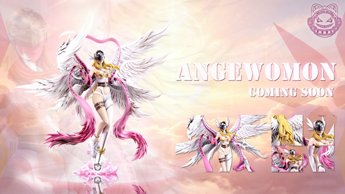 Estatuilla Digimon | Angewomon | Qiao Wu Mo Wan Studio | Tienda Anime | Tico Ofertas Qiao Wu Mo Wan Studio