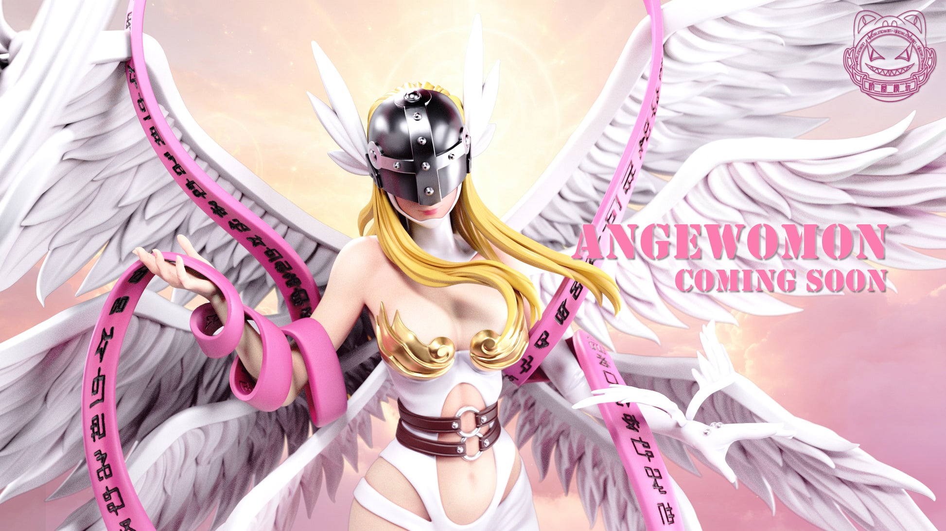 Estatuilla Digimon | Angewomon | Qiao Wu Mo Wan Studio | Tienda Anime | Tico Ofertas Qiao Wu Mo Wan Studio