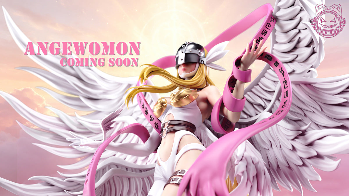 Estatuilla Digimon | Angewomon | Qiao Wu Mo Wan Studio | Tienda Anime | Tico Ofertas Qiao Wu Mo Wan Studio