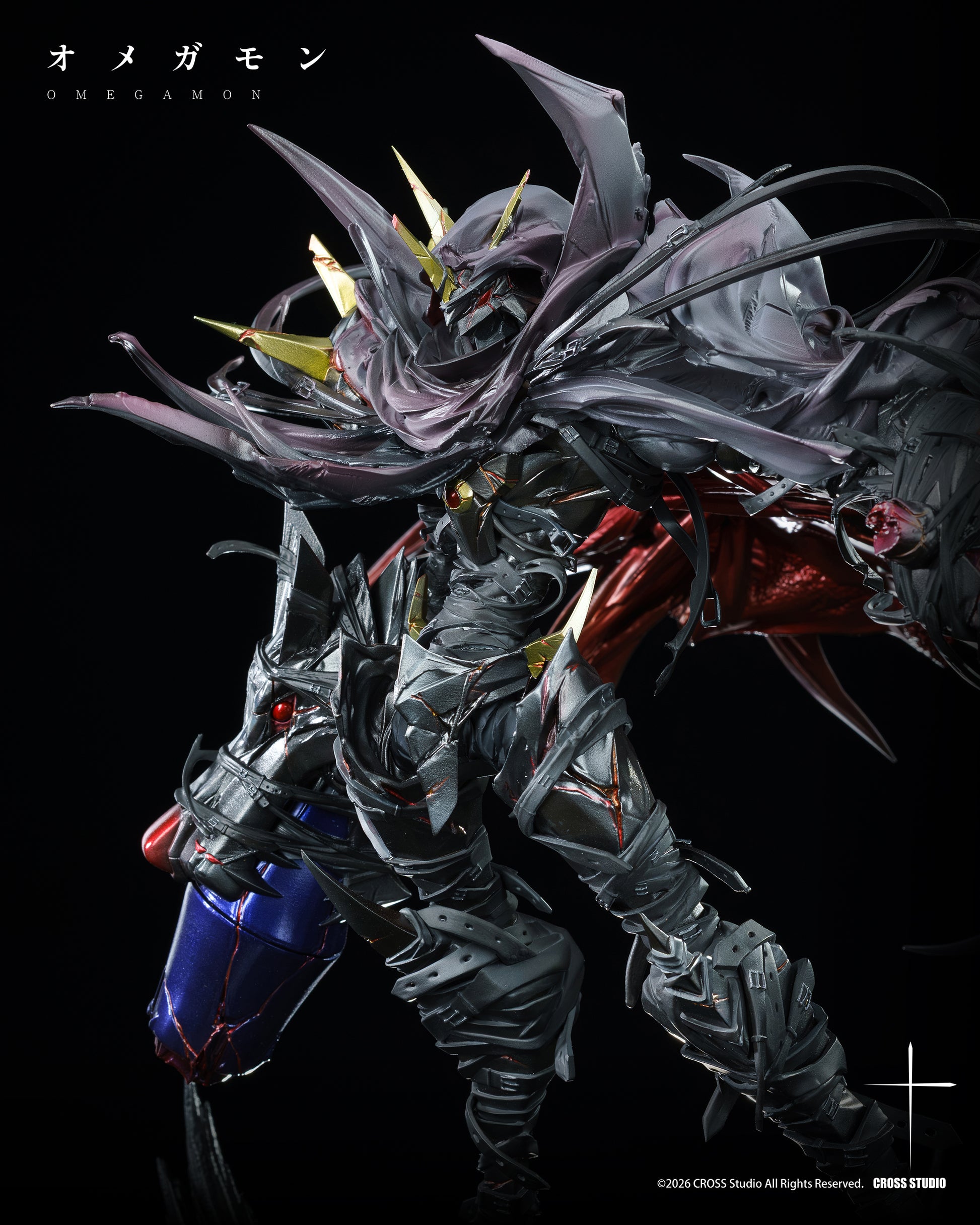 Estatuilla Digimon | Omnimon Zwart GK Statue | Cross Studio | Tienda Anime | Tico Ofertas Cross Studio