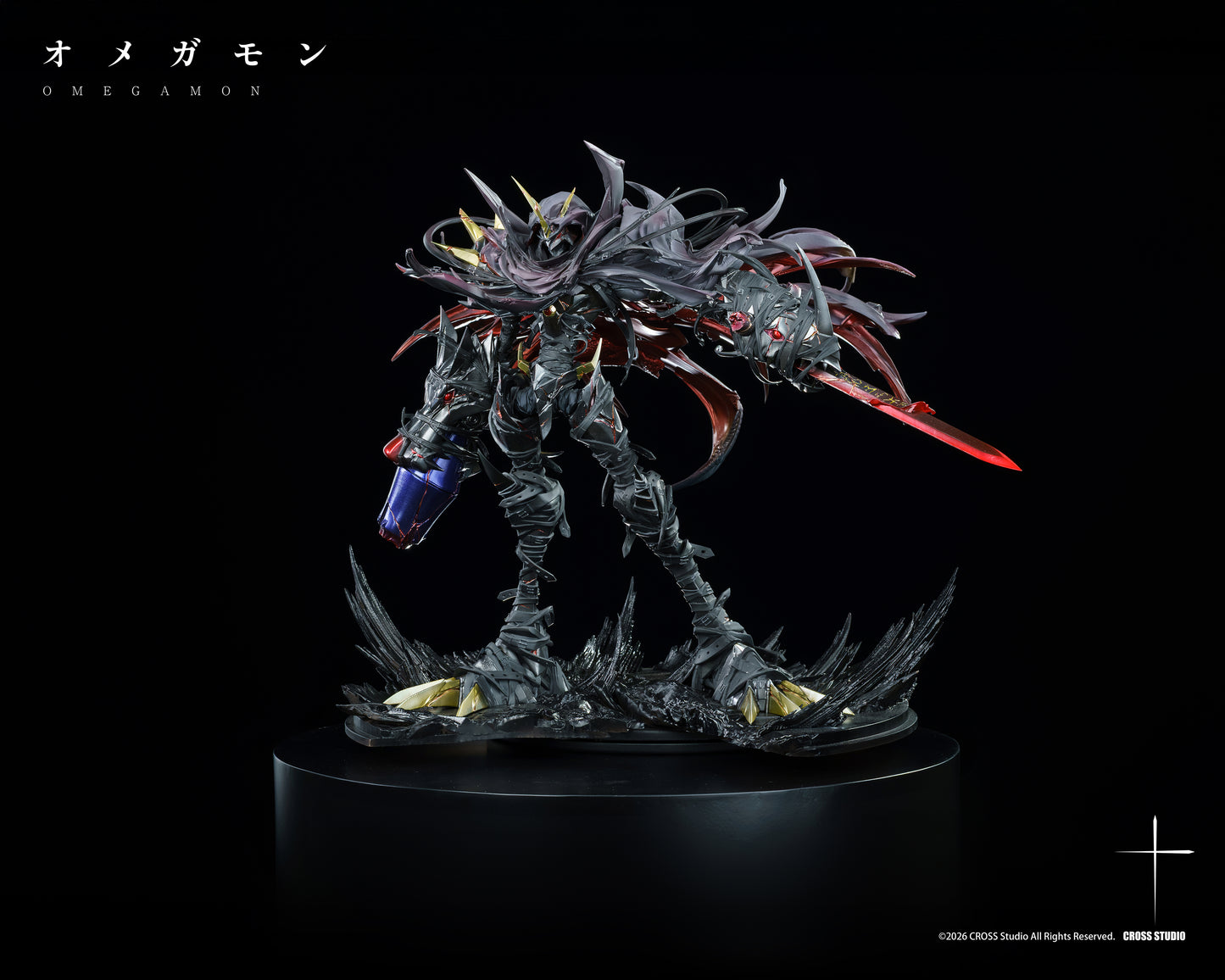 Estatuilla Digimon | Omnimon Zwart GK Statue | Cross Studio | Tienda Anime | Tico Ofertas Cross Studio