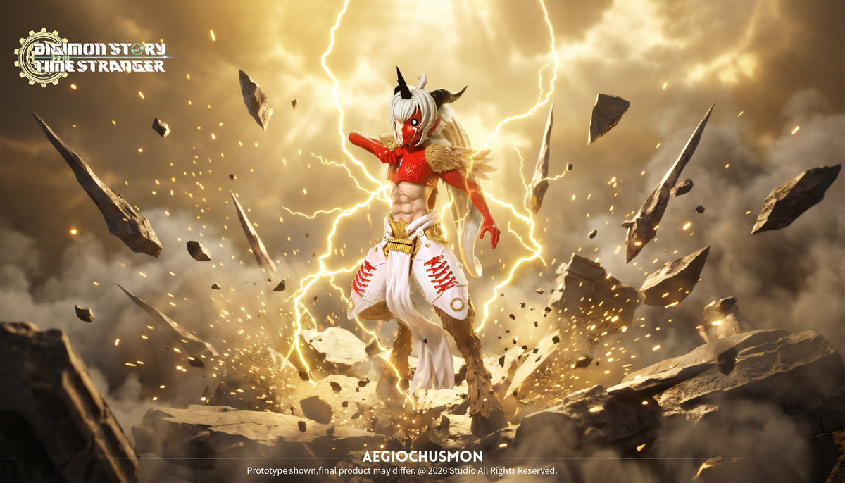 Estatuilla Digimon Story: Time Stranger | Aegiochusmon | Tienda Anime | Tico Ofertas FC Studio x Hudie Studio
