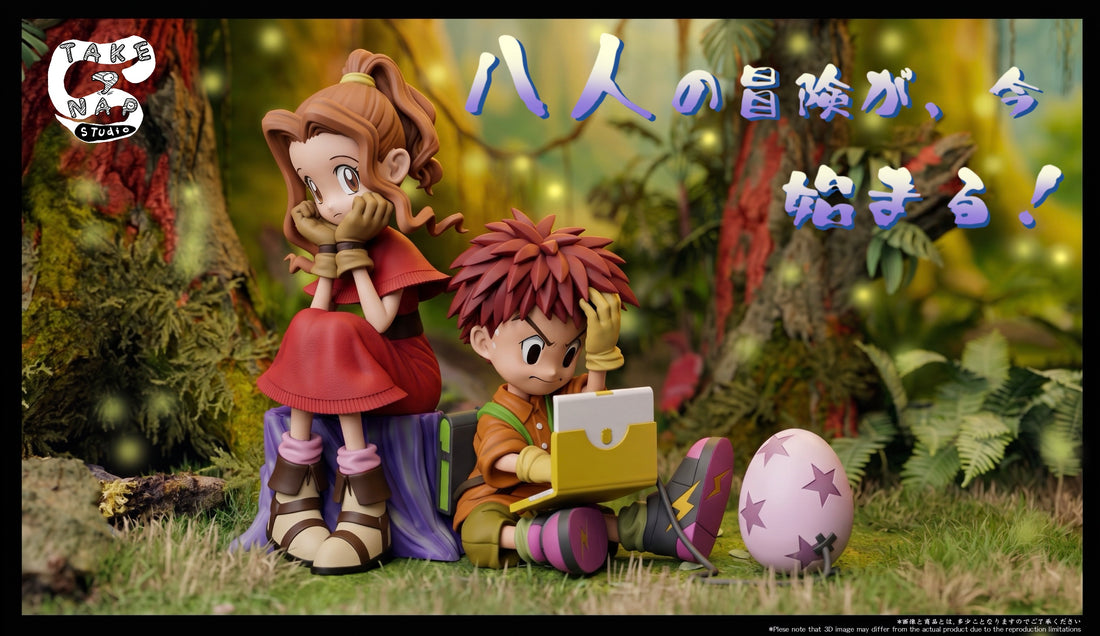 Estatuilla Digimon | Tachikawa Mimi x Izumi Koshiro GK Statue Set | Take A Nap Studio | Tienda Anime | Tico Ofertas