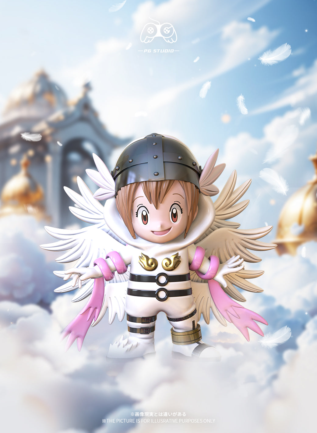 Estatuilla Digimon | WereGarurumon, Angemon, MagnaAngemon | tienda anime | Tico Ofertas PG Studio