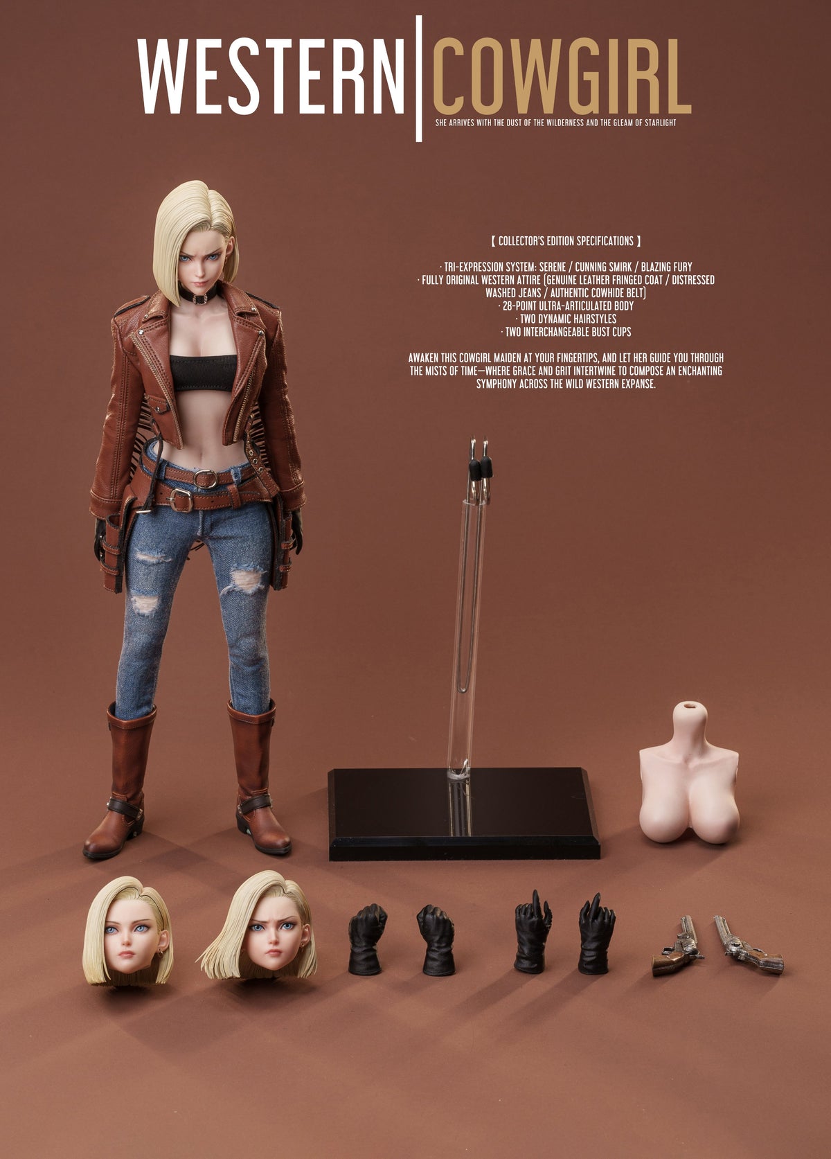 Estatuilla Dragon Ball | Android 18 1/6 Action Figure | HEART HUNTER Studio | Edición Coleccionista | Tico Ofertas HEART HUNTER Studio