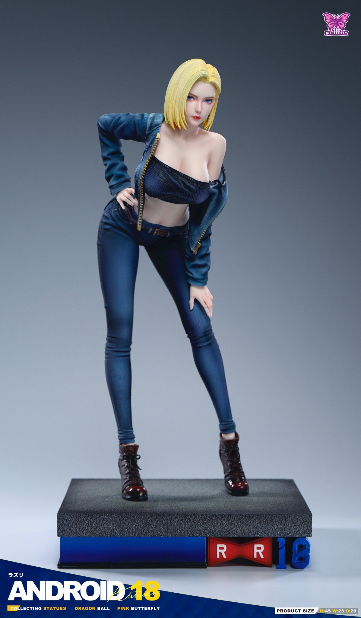 Estatuilla Dragon Ball | Android 18 | PINK BUTTERFLY Studio | Tienda Anime | Tico Ofertas PINK BUTTERFLY Studio