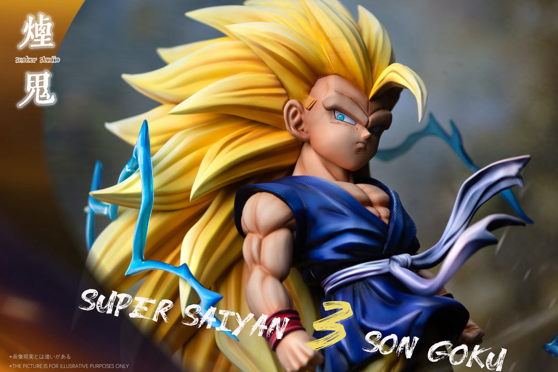 Estatuilla Dragon Ball | Super Saiyan 3 Goku / Son Goku | Smoker Studio | Tienda Anime | Tico Ofertas