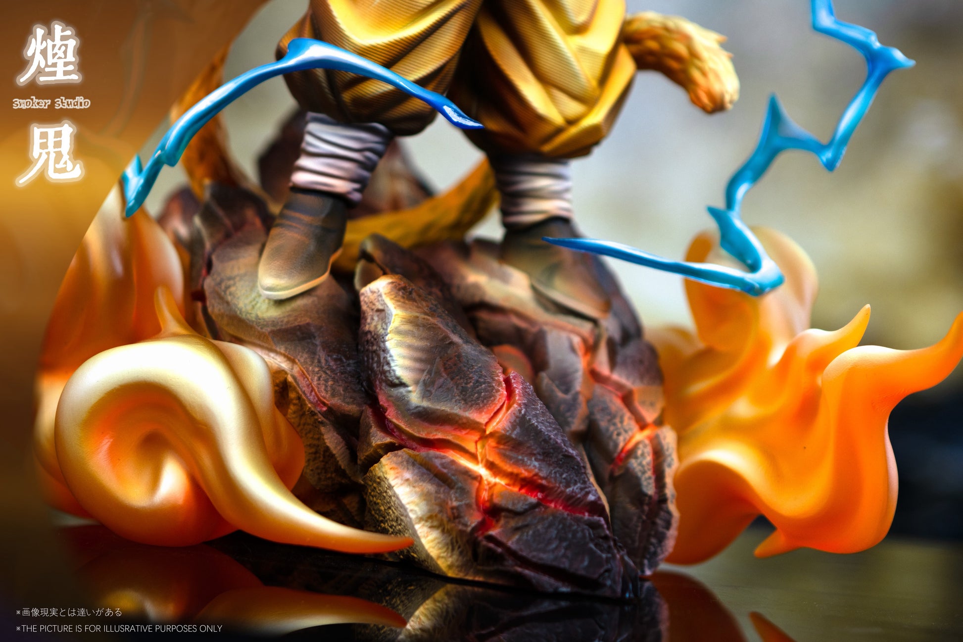 Estatuilla Dragon Ball | Super Saiyan 3 Goku / Son Goku | Smoker Studio | Tienda Anime | Tico Ofertas Smoker Studio
