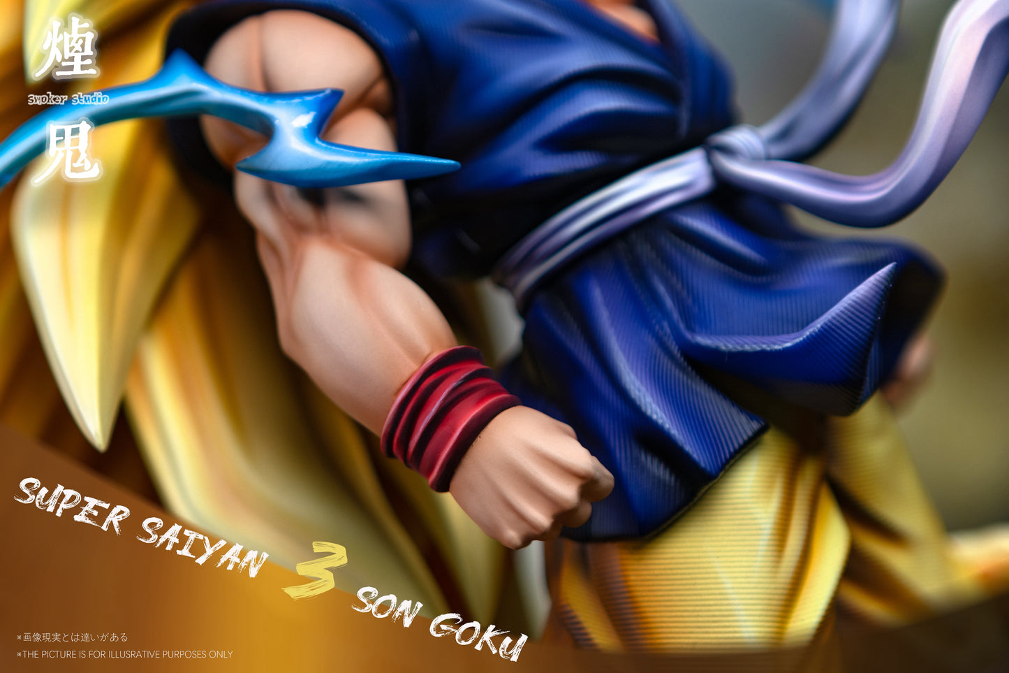 Estatuilla Dragon Ball | Super Saiyan 3 Goku / Son Goku | Smoker Studio | Tienda Anime | Tico Ofertas Smoker Studio