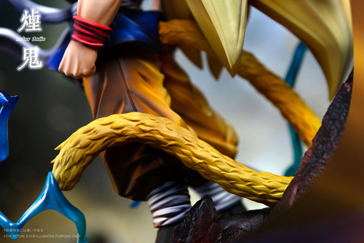 Estatuilla Dragon Ball | Super Saiyan 3 Goku / Son Goku | Smoker Studio | Tienda Anime | Tico Ofertas Smoker Studio