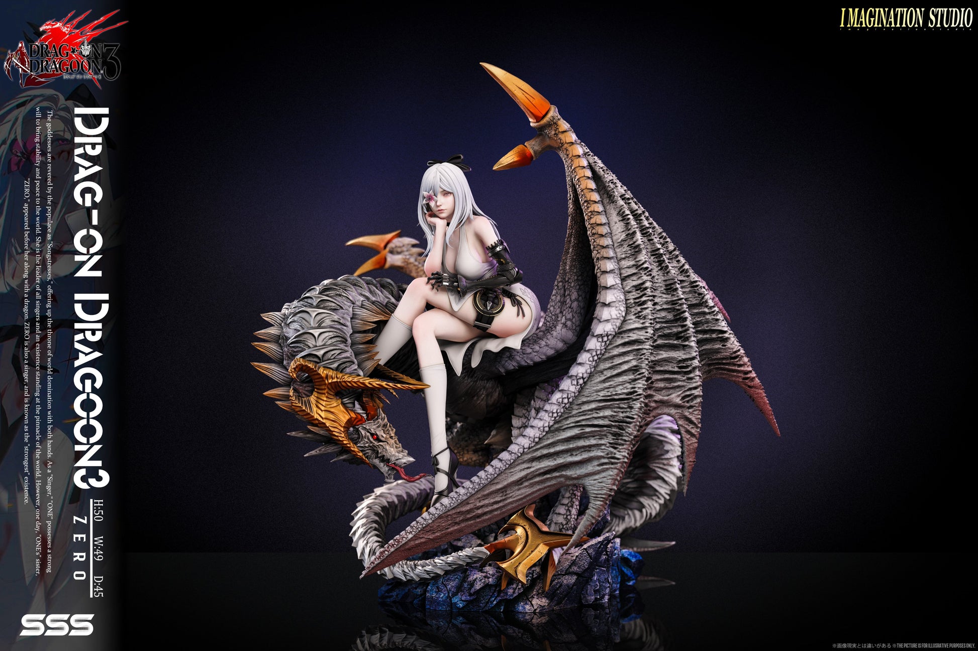 Estatuilla Drakengard | Zero | Imagination Studio | Tienda Anime Costa Rica | Tico Ofertas Imagination Studio