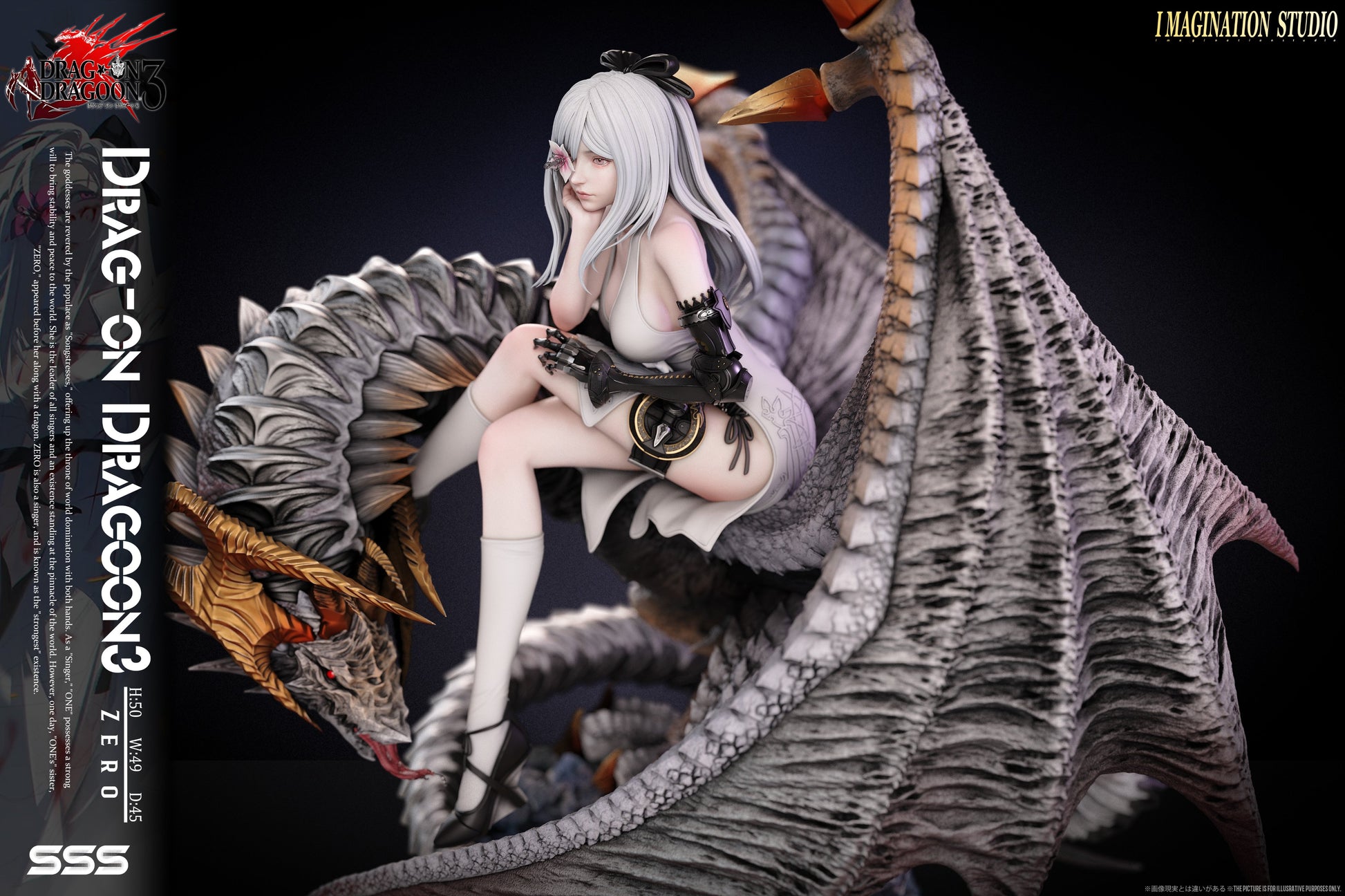 Estatuilla Drakengard | Zero | Imagination Studio | Tienda Anime Costa Rica | Tico Ofertas Imagination Studio