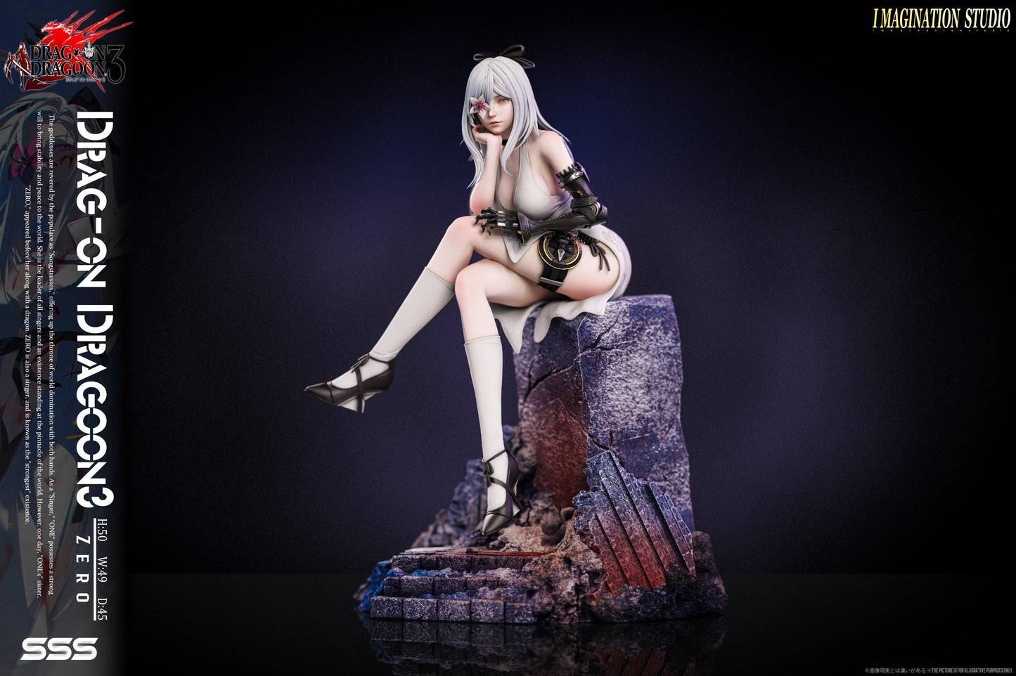 Estatuilla Drakengard | Zero | Imagination Studio | Tienda Anime Costa Rica | Tico Ofertas Imagination Studio