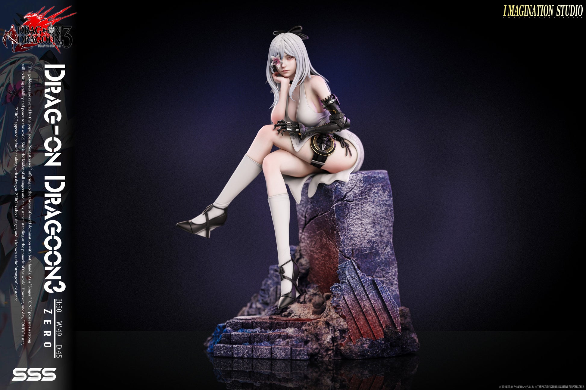 Estatuilla Drakengard | Zero | Imagination Studio | Tienda Anime Costa Rica | Tico Ofertas Imagination Studio