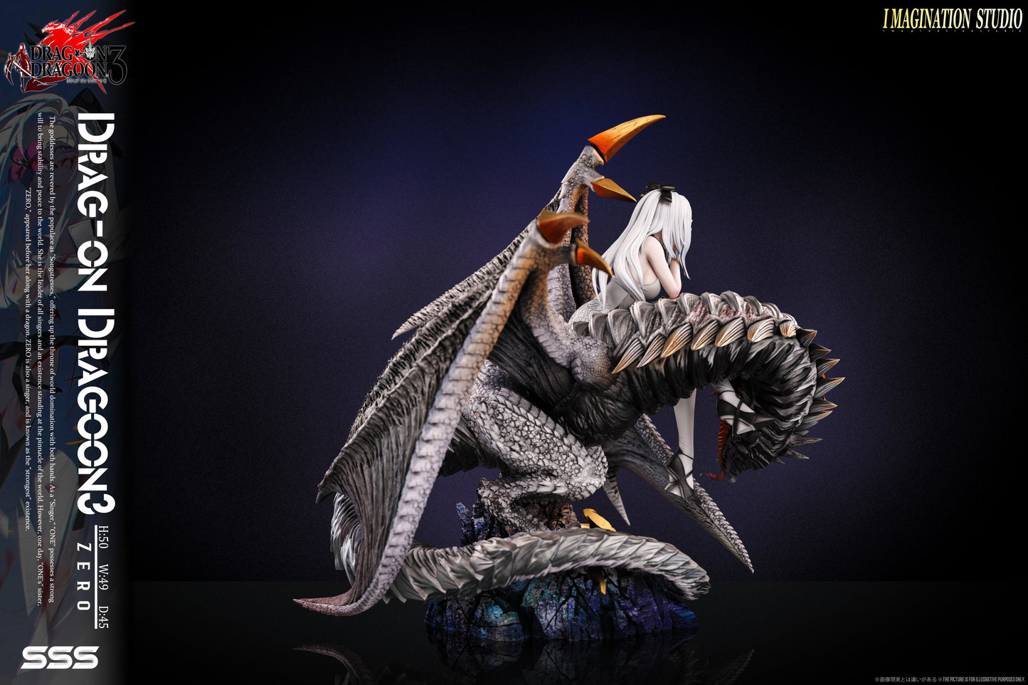Estatuilla Drakengard | Zero | Imagination Studio | Tienda Anime Costa Rica | Tico Ofertas Imagination Studio
