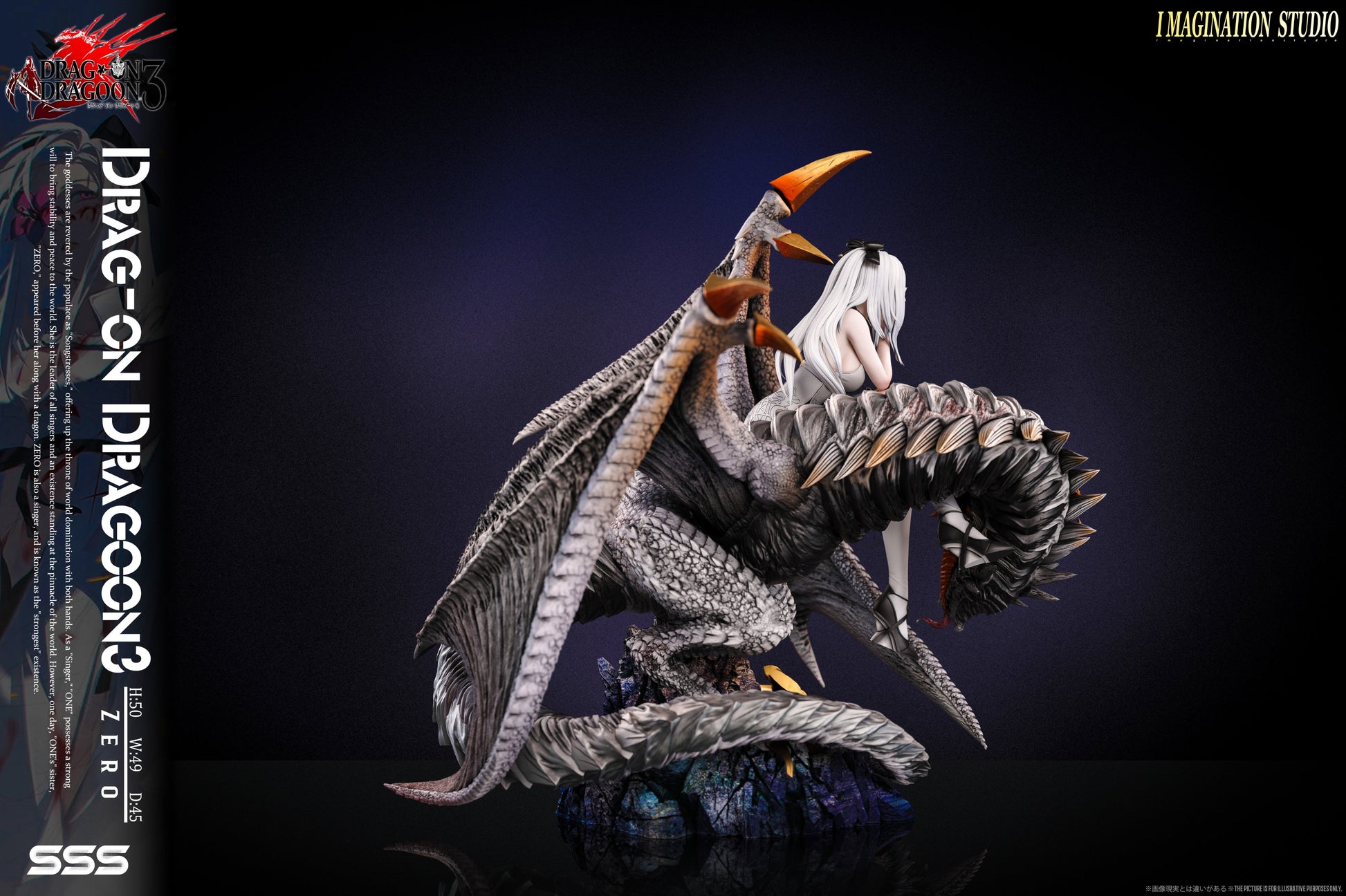 Estatuilla Drakengard | Zero | Imagination Studio | Tienda Anime Costa Rica | Tico Ofertas Imagination Studio