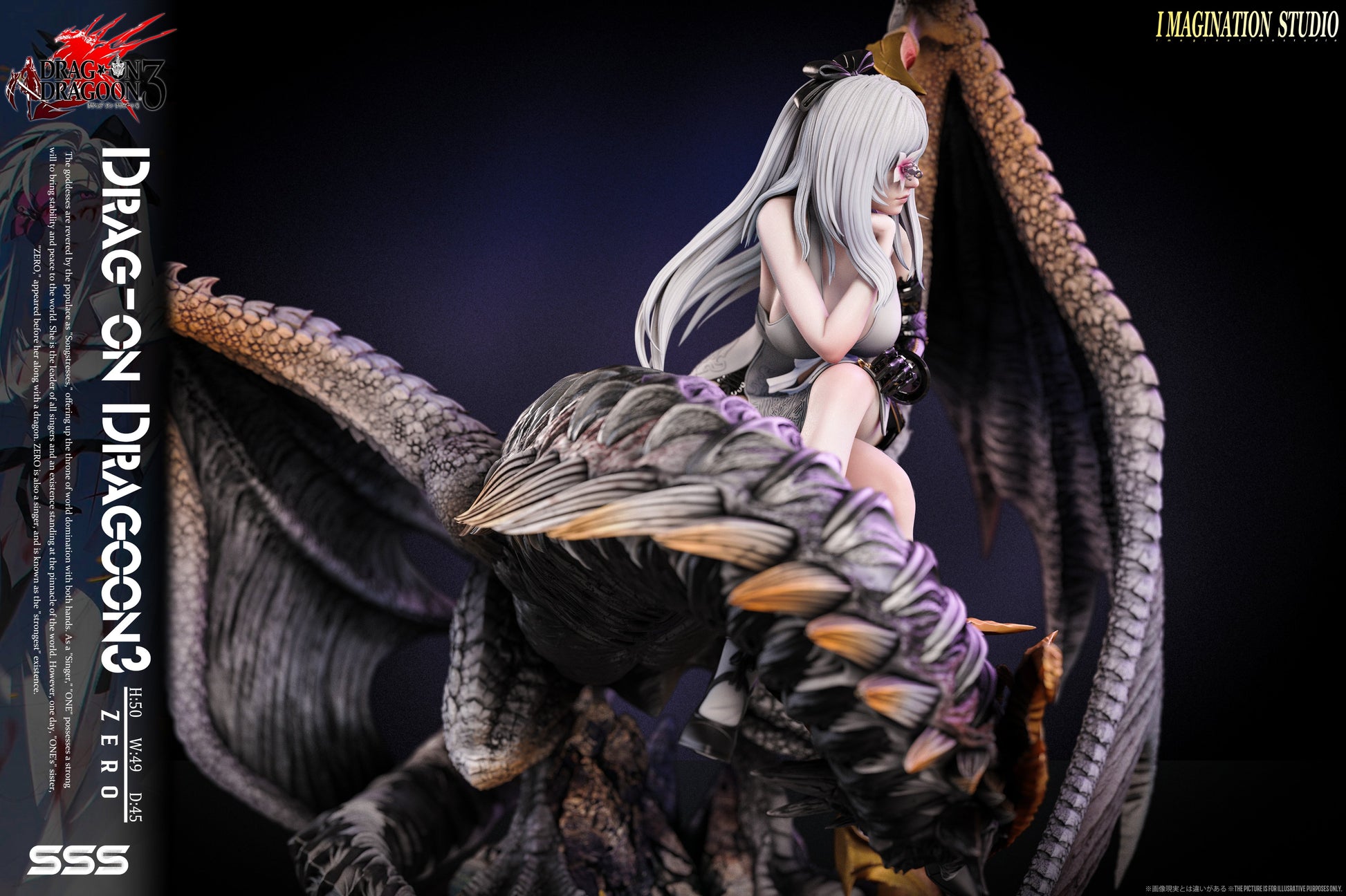 Estatuilla Drakengard | Zero | Imagination Studio | Tienda Anime Costa Rica | Tico Ofertas Imagination Studio
