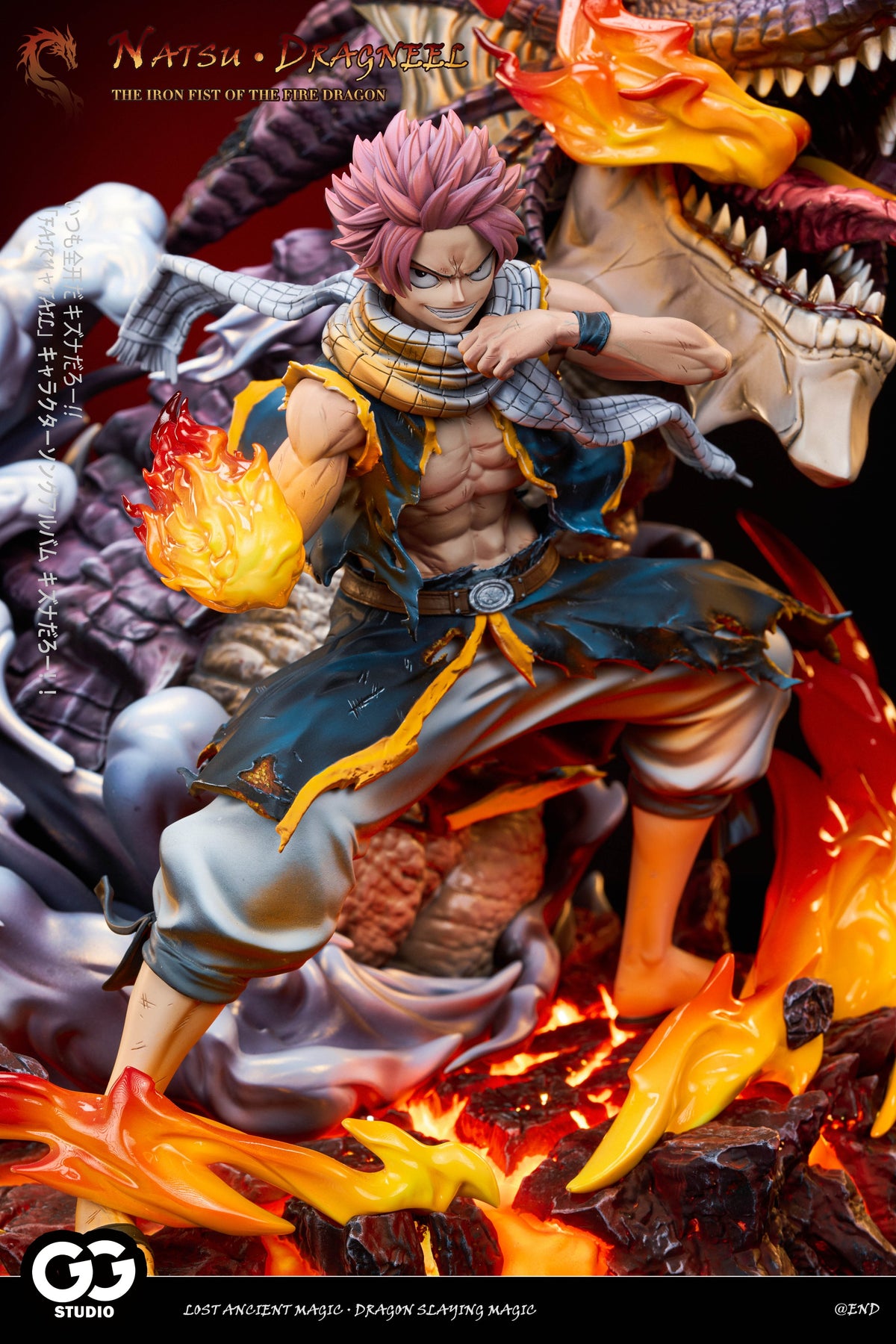 Estatuilla Fairy Tail | Natsu Dragneel | GuGu Studio (GG) | Tienda Anime | Tico Ofertas GuGu Studio