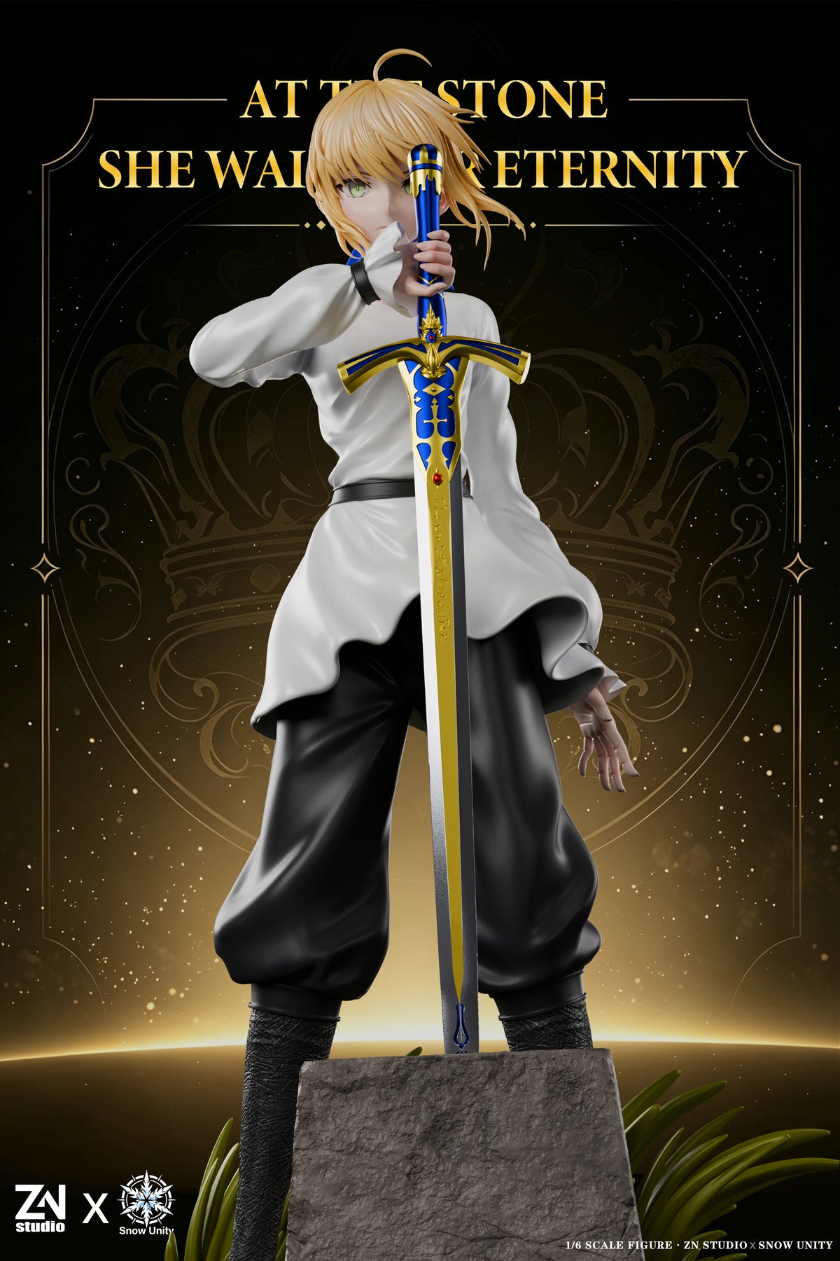 Estatuilla Fate Series | Saber Artoria Pendragon 1/6 GK Statue | Snow Unity Studio x ZN Studio | Tienda Anime | Tico Ofertas Snow Unity Studio x ZN Studio