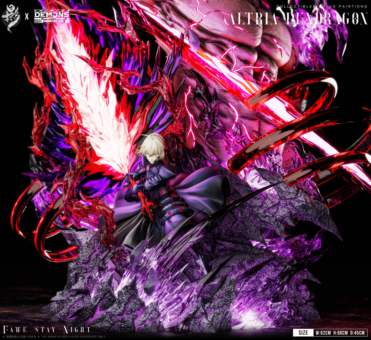 Estatuilla Fate Series | Saber Artoria Pendragon Alter | Lue Ying Studio X DEMONS Studio | Tienda Anime Costa Rica | Tico Ofertas Lue Ying Studio X DEMONS Studio