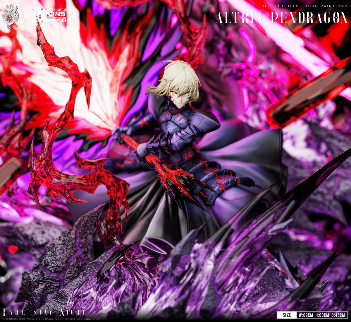 Estatuilla Fate Series | Saber Artoria Pendragon Alter | Lue Ying Studio X DEMONS Studio | Tienda Anime Costa Rica | Tico Ofertas Lue Ying Studio X DEMONS Studio