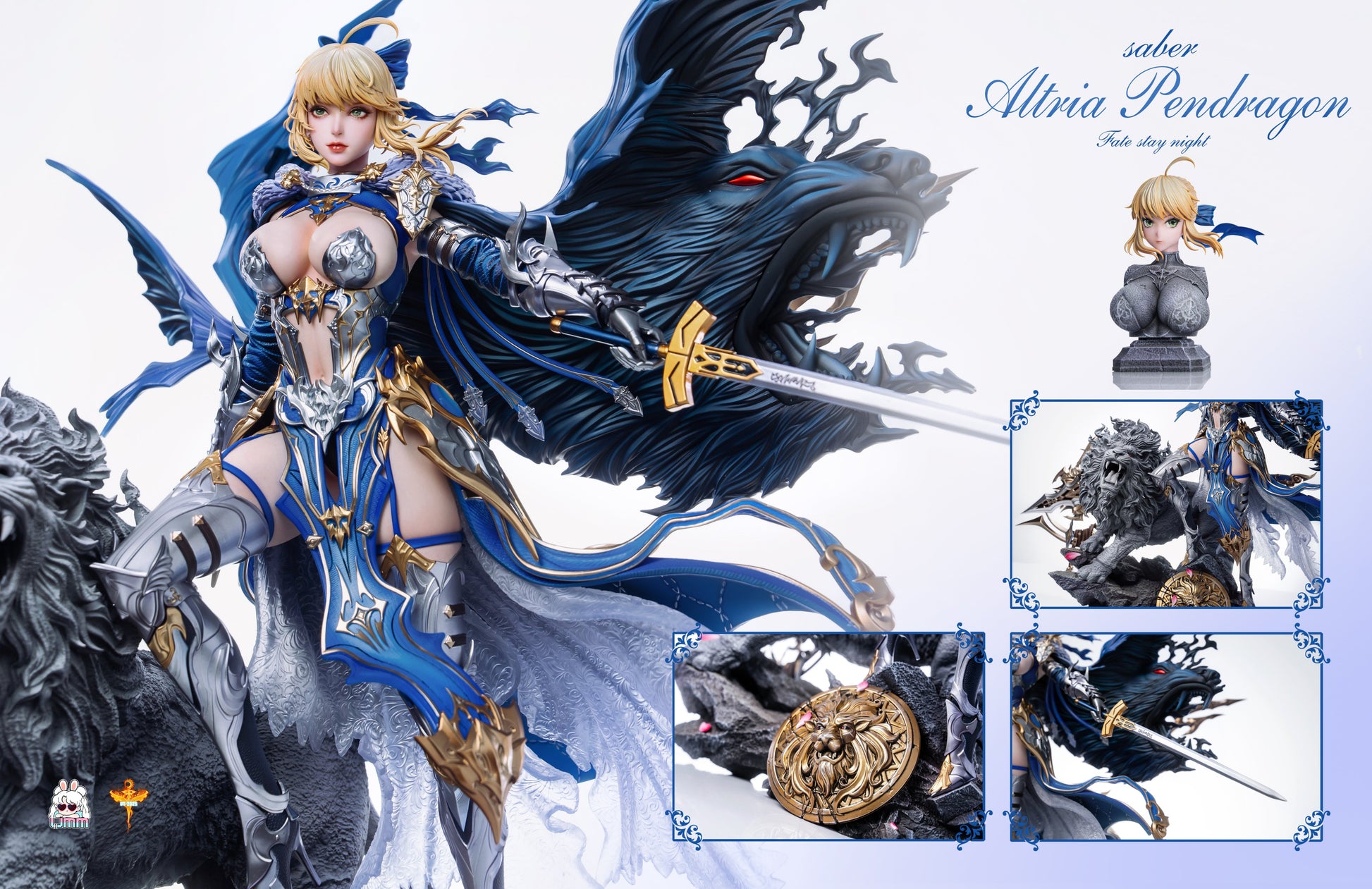 Estatuilla  Fate/stay night | Artoria Pendragon Excalibur | DT Studio | Tienda Anime Costa Rica | Tico Ofertas DT Studio