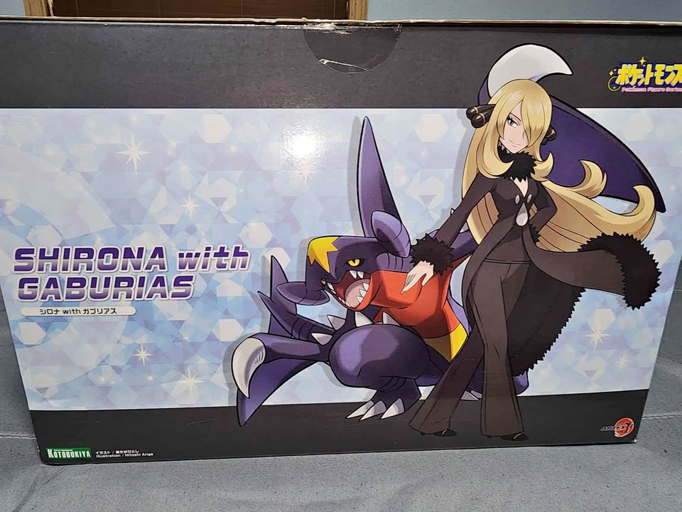 Estatuilla Figura Pokémon Cynthia & Garchomp | Coleccionable Premium Costa Rica