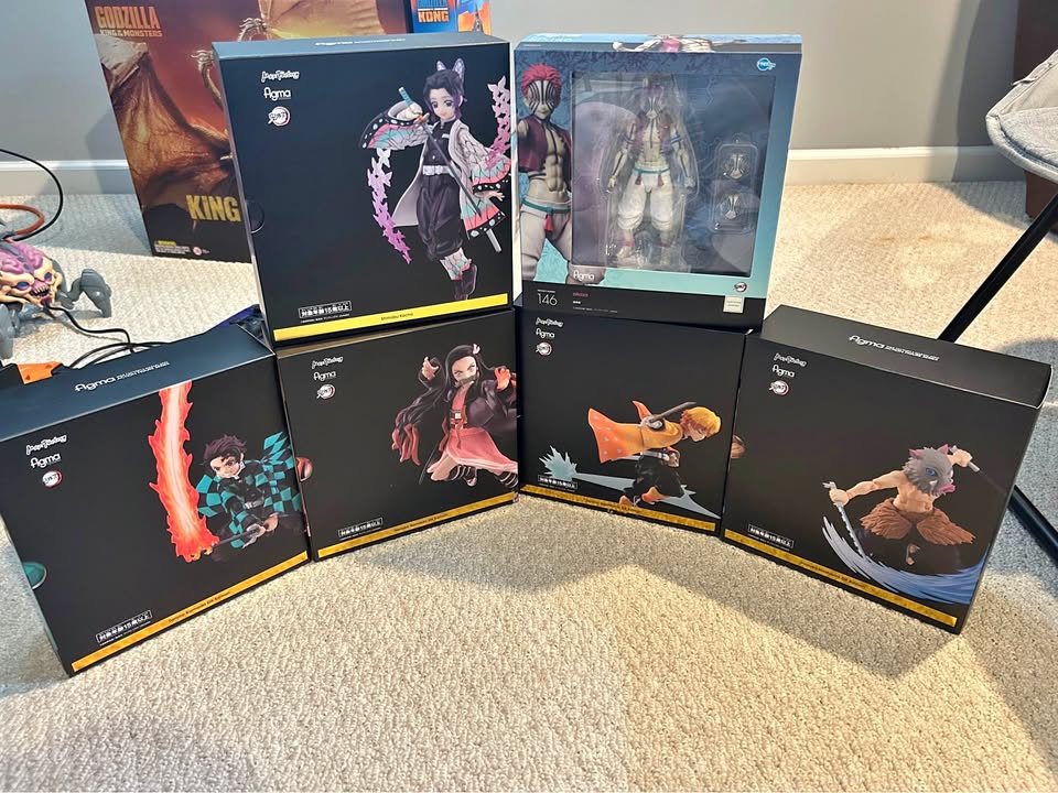 Estatuilla Figuras Figma Demon Slayer DX Edition – Nezuko, Zenitsu, Tanjiro, Inosuke | Edición Premium Costa Rica Dtalon Studio