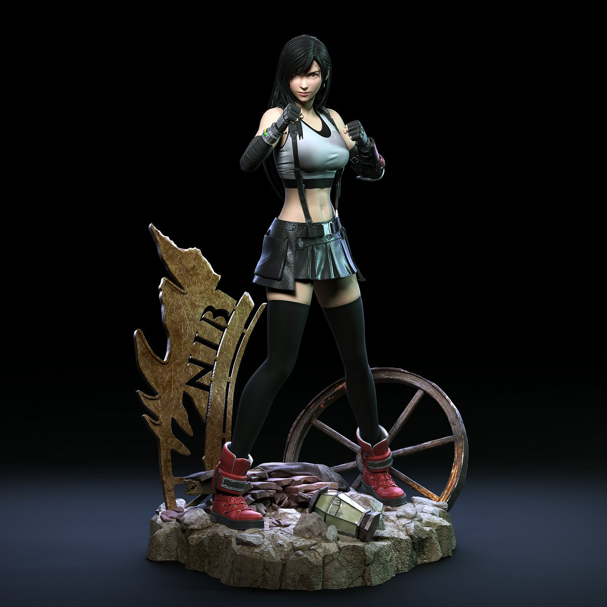 Estatuilla Final Fantasy VII Rebirth | Tifa Lockhart | Solar Studio | Tienda Anime | Tico Ofertas Solar Studio