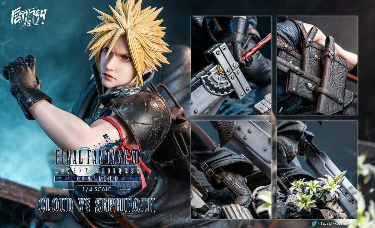 Estatuilla Final Fantasy VII | Sephiroth VS Cloud Strife | FANTASY Studio & Dragon Studio | tienda anime | Tico Ofertas FANTASY Studio & Dragon Studio