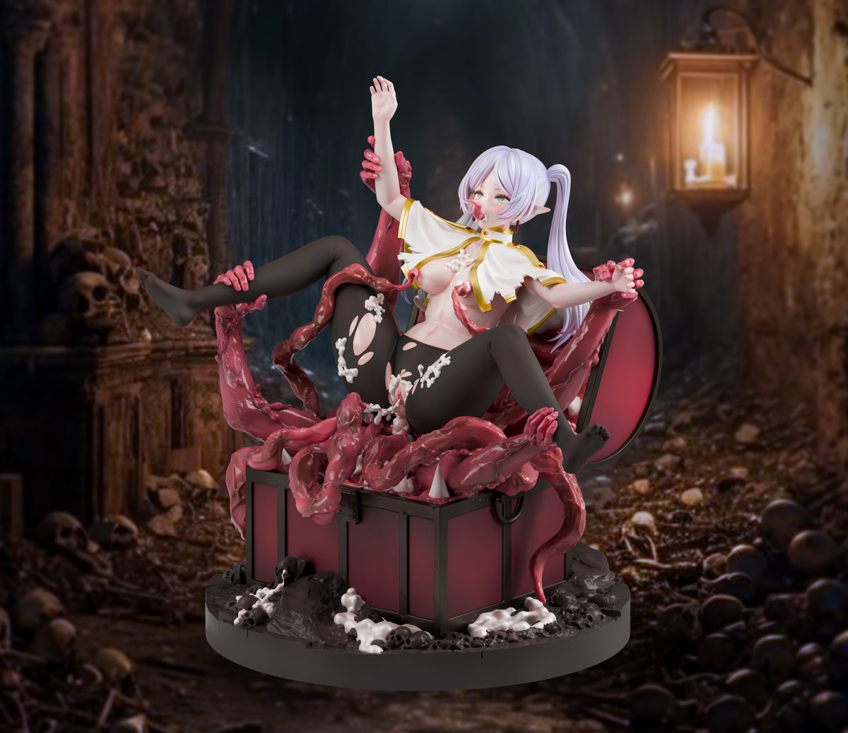 Estatuilla Frieren: Beyond Journey's End | Frieren the Mimic | Spider Studio | Tienda Anime | Tico Ofertas Spider Studio