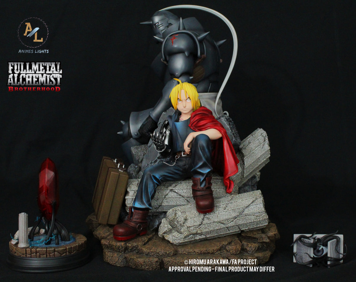 Estatuilla Fullmetal Alchemist: Brotherhood | Edward &amp; Alphonse Elric | Tienda Anime | Tico Ofertas Animes Lights