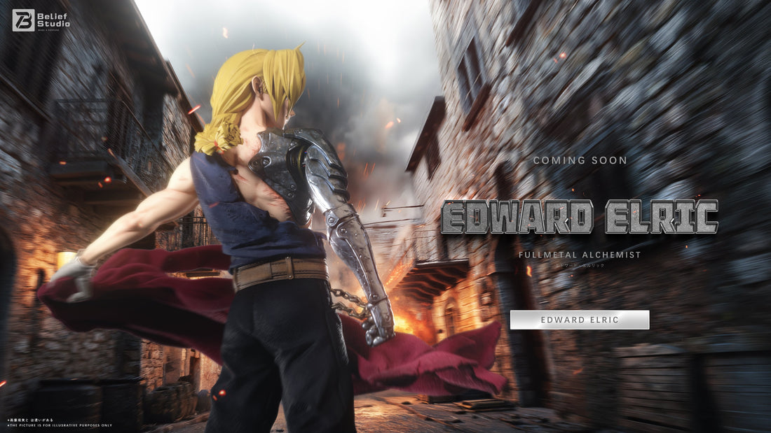 Estatuilla  Fullmetal Alchemist | Edward Elric | Belief Studio | Tienda Anime | Tico Ofertas