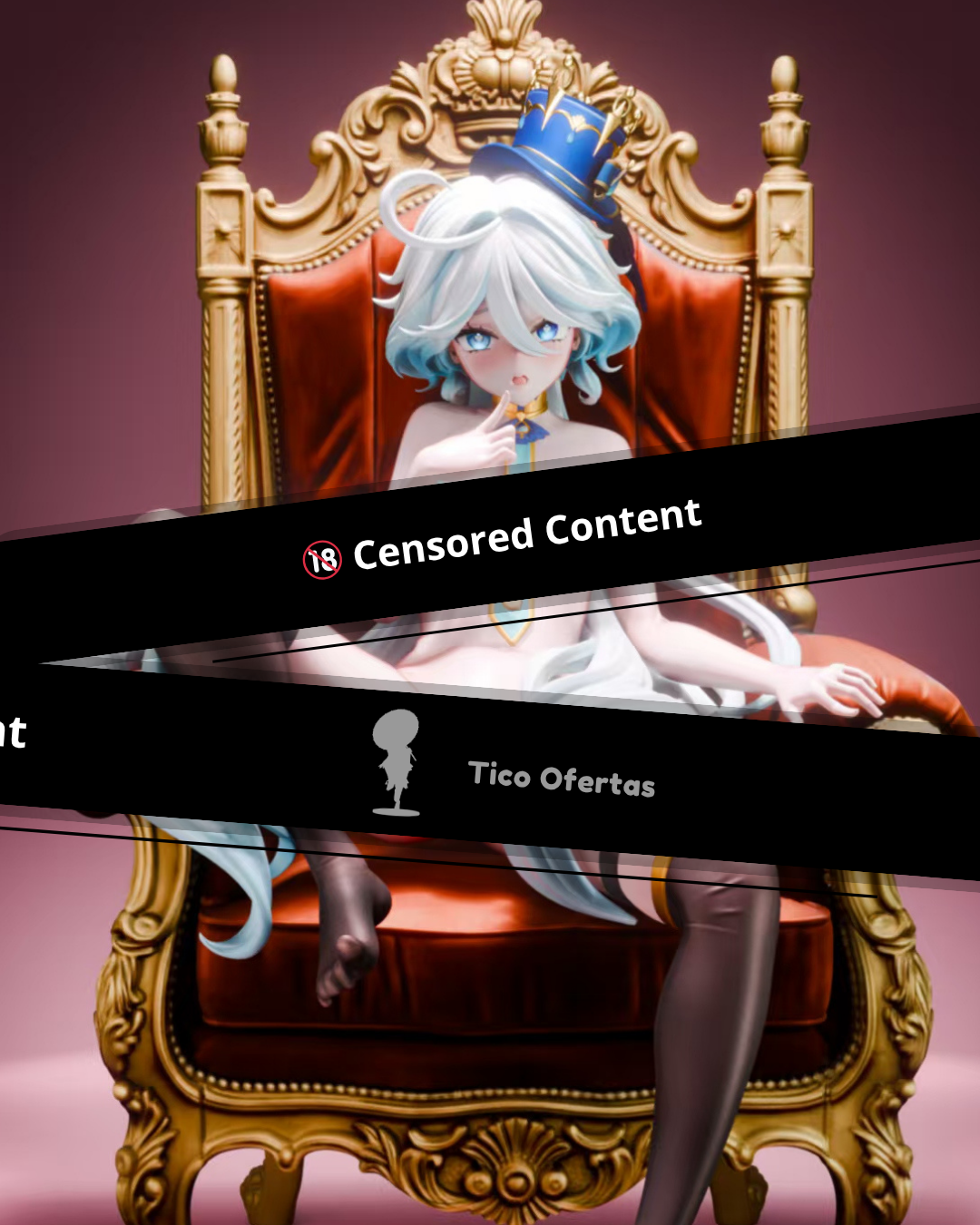 Estatuilla Genshin Impact | Furina (Throne Version) | KB Studio | Tienda Anime Costa Rica | Tico Ofertas Crown Studio