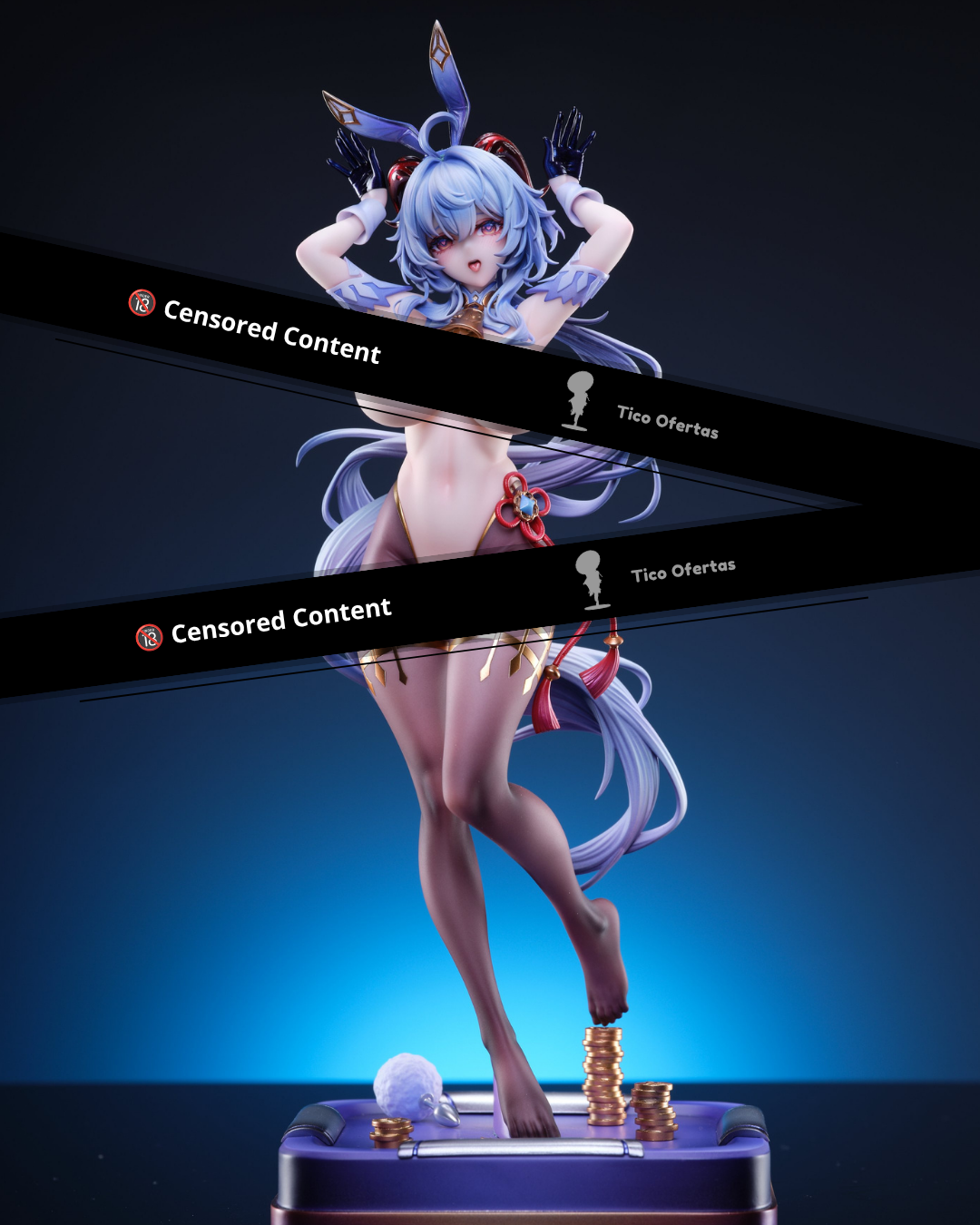Estatuilla Genshin Impact | Ganyu Rabbit Ears | Genius Bee Studio | Tienda Anime Costa Rica | Tico Ofertas Genius Bee Studio