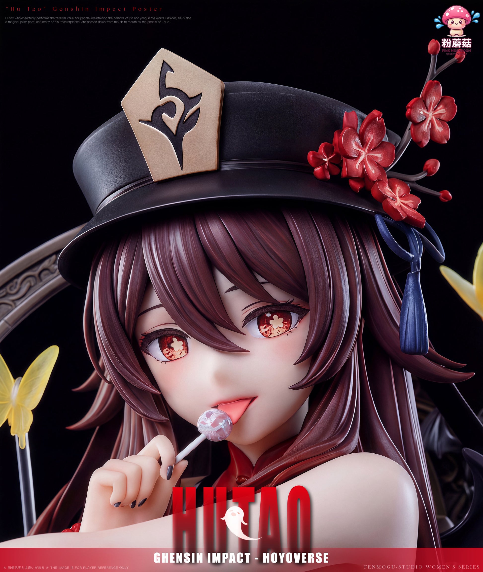 Estatuilla Genshin Impact | Hu Tao | Pink Mushroom Studio | Tienda Anime | Tico Ofertas Pink Mushroom Studio